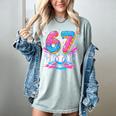 Baseball Drip Number 67 Player 67Th Birthday Baseball Meme Women's Comfort Colors T-Shirt Denim