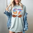 Baseball Drip Number 67 Player Six Seven Meme Women's Comfort Colors T-Shirt Denim Baseball Drip Number 67 Player Six Seven Meme Women's Comfort Colors T-Shirt Denim