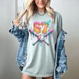 Baseball Drip Number 67 Player Women's Comfort Colors T-Shirt Denim Baseball Drip Number 67 Player Women's Comfort Colors T-Shirt Denim