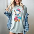 Baseball Drip Number 67 Six Seven Meme Ice Cream Dripping Women's Comfort Colors T-Shirt Denim