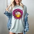 Baseball Drip Pink Glove Respect The Drip Youth Boys Girls Women's Comfort Colors T-Shirt Denim Baseball Drip Pink Glove Respect The Drip Youth Boys Girls Women's Comfort Colors T-Shirt Denim
