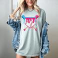 Baseball Drip Purple Glove Respect The Drip Youth Boys Girls Women's Comfort Colors T-Shirt Denim