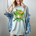 Baseball Drip St Patricks Day Boys Baseball St Patricks Day Women's Comfort Colors T-Shirt Denim