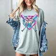 Baseball Dripping 67 Home Plate Six Seven Boy Kids Sports Women's Comfort Colors T-Shirt Denim Baseball Dripping 67 Home Plate Six Seven Boy Kids Sports Women's Comfort Colors T-Shirt Denim