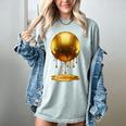 Baseball Dripping Drip Gold Sport Player Coach Baller Women's Comfort Colors T-Shirt Denim Baseball Dripping Drip Gold Sport Player Coach Baller Women's Comfort Colors T-Shirt Denim
