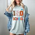 Baseball Football Basketball I Survived 100 Days Of School Women's Comfort Colors T-Shirt Denim Baseball Football Basketball I Survived 100 Days Of School Women's Comfort Colors T-Shirt Denim