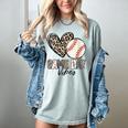 Baseball Game Day Vibes Baseball Mom Mama Leopard Cute Women's Comfort Colors T-Shirt Denim Baseball Game Day Vibes Baseball Mom Mama Leopard Cute Women's Comfort Colors T-Shirt Denim