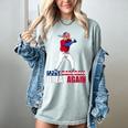 Make Baseball Great Again Donald Trump Baseball Women's Comfort Colors T-Shirt Denim Make Baseball Great Again Donald Trump Baseball Women's Comfort Colors T-Shirt Denim