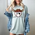 Baseball Heart Pirate Hat Crossed Swords Men Boys Kids Youth Women's Comfort Colors T-Shirt Denim Baseball Heart Pirate Hat Crossed Swords Men Boys Kids Youth Women's Comfort Colors T-Shirt Denim