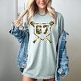 Baseball Ice Cream Drip 67 Camo Six Seven Meme Women's Comfort Colors T-Shirt Denim