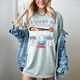 Baseball Ice Cream Drip Abuela Of The Birthday Boy Women's Comfort Colors T-Shirt Denim Baseball Ice Cream Drip Abuela Of The Birthday Boy Women's Comfort Colors T-Shirt Denim