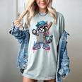 Baseball Ice Cream Drip For Boys And Girls Batter Game Day Women's Comfort Colors T-Shirt Denim