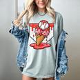 Baseball Ice Cream Drip Baseball Strawberry For Youth Red Women's Comfort Colors T-Shirt Denim Baseball Ice Cream Drip Baseball Strawberry For Youth Red Women's Comfort Colors T-Shirt Denim