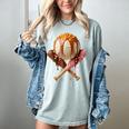 Baseball Ice Cream Drip Style Melting Ice Cream Youth Teen Women's Comfort Colors T-Shirt Denim