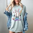 Baseball Ice Cream Drip Youth Boys Cute Easter Sports Women's Comfort Colors T-Shirt Denim