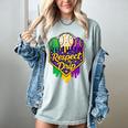 Baseball Ice Cream Respect The Drip Mardi Gras Carnival Boys Women's Comfort Colors T-Shirt Denim