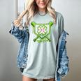Baseball Icecream St Patrick's Day Lucky Charm Shamrock Drip Women's Comfort Colors T-Shirt Denim Baseball Icecream St Patrick's Day Lucky Charm Shamrock Drip Women's Comfort Colors T-Shirt Denim