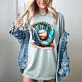 Baseball Lifestyle Apparel Youth Baseball Drip Ice Cream Women's Comfort Colors T-Shirt Denim Baseball Lifestyle Apparel Youth Baseball Drip Ice Cream Women's Comfort Colors T-Shirt Denim