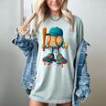 Baseball Lifestyle Youth Baseball Drip Icecream Women's Comfort Colors T-Shirt Denim Baseball Lifestyle Youth Baseball Drip Icecream Women's Comfort Colors T-Shirt Denim