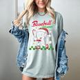 Baseball Mama Christmas Santa Hat Xmas Softball Mom Women's Comfort Colors T-Shirt Denim Baseball Mama Christmas Santa Hat Xmas Softball Mom Women's Comfort Colors T-Shirt Denim