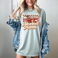 Baseball Mama Coffee Game Day Vibes Baseball Mom Women's Comfort Colors T-Shirt Denim