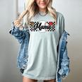 Baseball Mama Game Day Vibes Women Baseball Mom Women's Comfort Colors T-Shirt Denim
