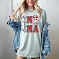 Baseball Mama Baseball Mom Game Day Senior Night Women's Comfort Colors T-Shirt Denim