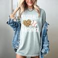 Baseball Mama For Baseball Mom Leopard Game Day Women's Comfort Colors T-Shirt Denim