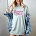 Baseball Mama Senior 2024 Class Of 24 Baseball Mom Graduate Women's Comfort Colors T-Shirt Denim