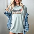 Baseball Mammy Women BallPark Mammy Baseball Mom Women's Comfort Colors T-Shirt Denim