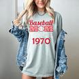 Baseball Mom Since 1970 Women's Comfort Colors T-Shirt Denim Baseball Mom Since 1970 Women's Comfort Colors T-Shirt Denim