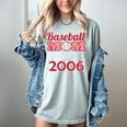 Baseball Mom Since 2006 Women's Comfort Colors T-Shirt Denim