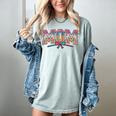 Baseball Mom Coquette Bow Mommy Ice Cream Mother's Day Mom Women's Comfort Colors T-Shirt Denim Baseball Mom Coquette Bow Mommy Ice Cream Mother's Day Mom Women's Comfort Colors T-Shirt Denim