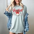 Baseball Mom Coquette Pink Bow Baseball Mama Premium Women's Comfort Colors T-Shirt Denim