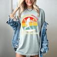 Baseball Mom I Created A Monster He Calls Me Mom Women's Comfort Colors T-Shirt Denim