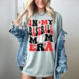 In My Baseball Mom Era Groovy Mom Women's Comfort Colors T-Shirt Denim