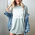 In My Baseball Mom Era Baseball Mama Groovy Sports Parent Women's Comfort Colors T-Shirt Denim In My Baseball Mom Era Baseball Mama Groovy Sports Parent Women's Comfort Colors T-Shirt Denim