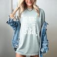 Im In My Baseball Mom Era Baseball Mama Mommy Game Day Women's Comfort Colors T-Shirt Denim
