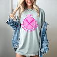 In My Baseball Mom Era Retro Game Day Mom Era 2 Sides Women's Comfort Colors T-Shirt Denim