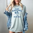 In My Baseball Mom Era Retro Game Day Mama Groovy Season Raglan Baseball Tee Women's Comfort Colors T-Shirt Denim