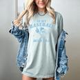 In My Baseball Mom Era Retro Game Day Mama Groovy Season Women's Comfort Colors T-Shirt Denim