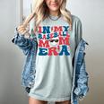 In My Baseball Mom Era Smile Face Retro Women's Comfort Colors T-Shirt Denim