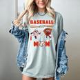Baseball Mom Heart Baseball Mama Mother's Day Women's Comfort Colors T-Shirt Denim Baseball Mom Heart Baseball Mama Mother's Day Women's Comfort Colors T-Shirt Denim