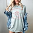Baseball Mom Home Plate Social Club Mother's Day Women's Comfort Colors T-Shirt Denim
