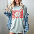Baseball Mom Homerun Best Mom Sport Player Women's Comfort Colors T-Shirt Denim