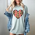 Baseball Mom Leopard Heart Valentine Day Mother Day Women's Comfort Colors T-Shirt Denim Baseball Mom Leopard Heart Valentine Day Mother Day Women's Comfort Colors T-Shirt Denim