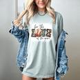 Baseball Mom Leopard For The Love Of The Game Bleached Women Women's Comfort Colors T-Shirt Denim Baseball Mom Leopard For The Love Of The Game Bleached Women Women's Comfort Colors T-Shirt Denim
