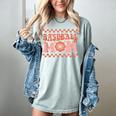 Baseball Mom Baseball Player Mama Women Groovy Women's Comfort Colors T-Shirt Denim