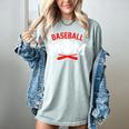 Baseball Mom Baseball Player For Mother's Day Women's Comfort Colors T-Shirt Denim