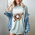 Baseball Mom Baseball Player Women's Comfort Colors T-Shirt Denim